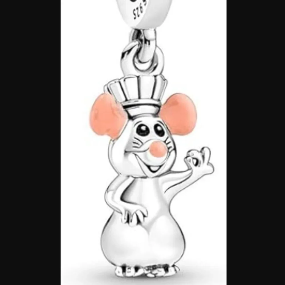 925 Silver Disney Pixar Remy Dangle Charm